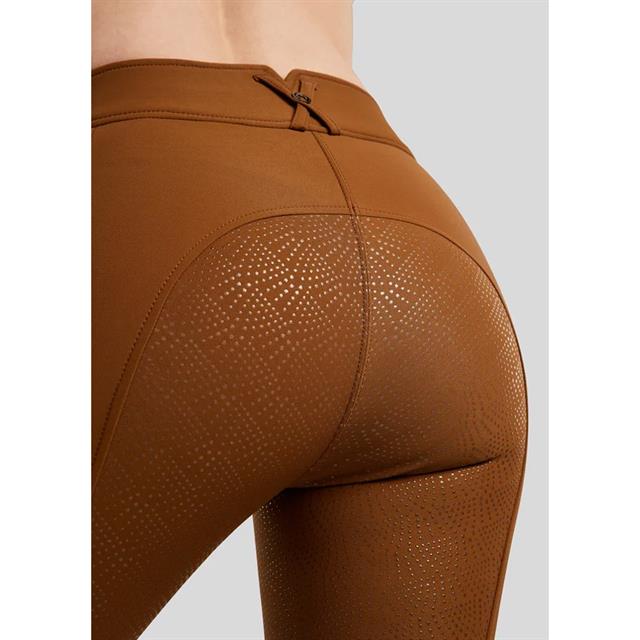 Paardrijbroek Montar MOMegan Yati Phone Pockets Full Grip Bruin