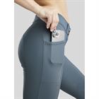 Paardrijbroek Montar MOZida Refined Gun Metal Full Grip Middenblauw