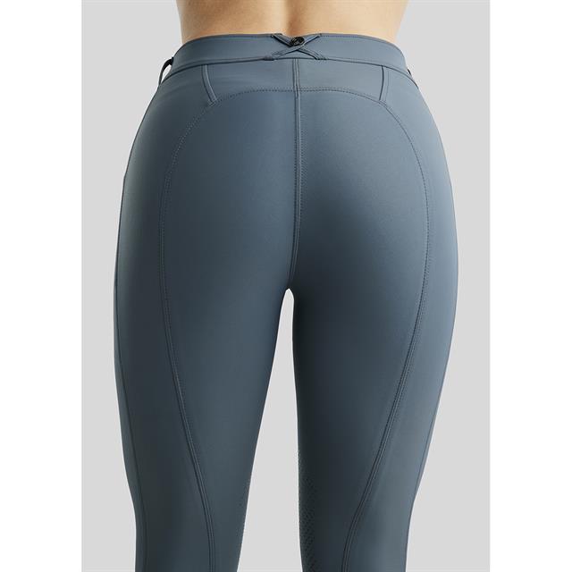 Paardrijbroek Montar MOZida Refined Gun Metal Full Grip Middenblauw