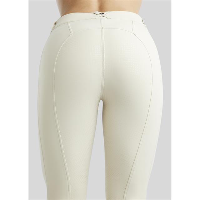 Paardrijbroek Montar MOZida Refined Gun Metal Knie Grip Beige
