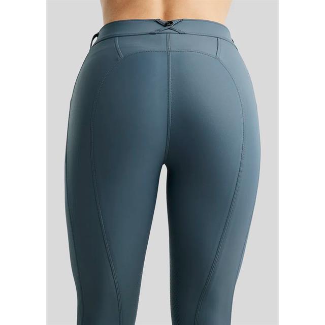 Paardrijbroek Montar MOZida Refined Gun Metal Knie Grip Middenblauw