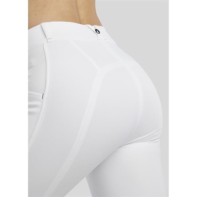 Paardrijbroek Montar MOZida Refined Gun Metal Knie Grip Wit