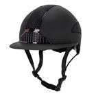 Paardrijcap QHP Detroit Polo Visor Zwart