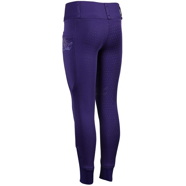 Paardrijlegging Harry's Horse Diva Violet Full Grip Kids Donkerpaars