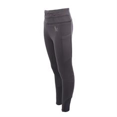 Paardrijlegging La Valencio LVValerie Kids Full Grip Donkergrijs