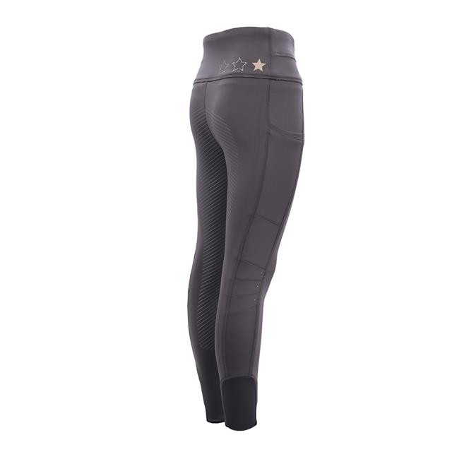 Paardrijlegging La Valencio LVValerie Kids Full Grip Donkergrijs