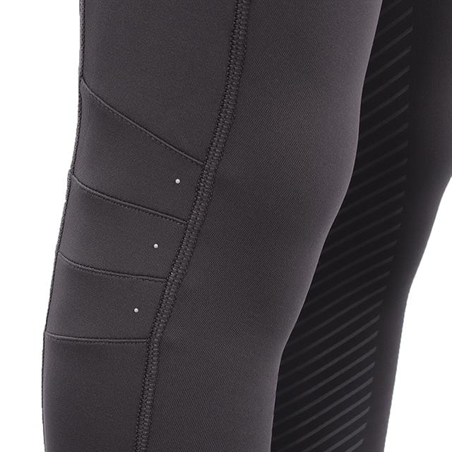 Paardrijlegging La Valencio LVValerie Kids Full Grip Donkergrijs