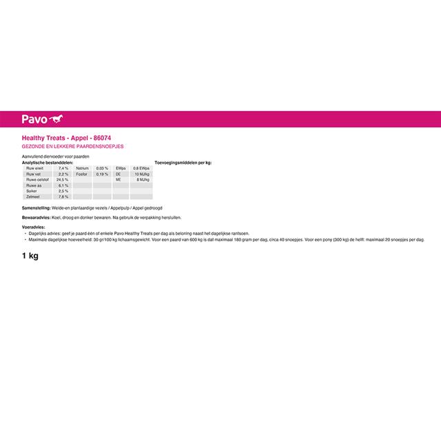Pavo Healthy Treats Appel 