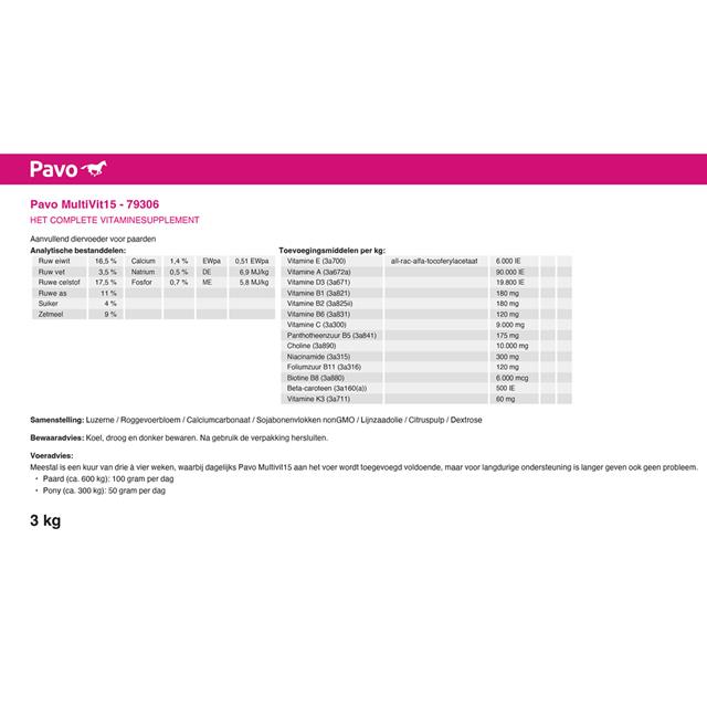 Pavo MultiVit 15 