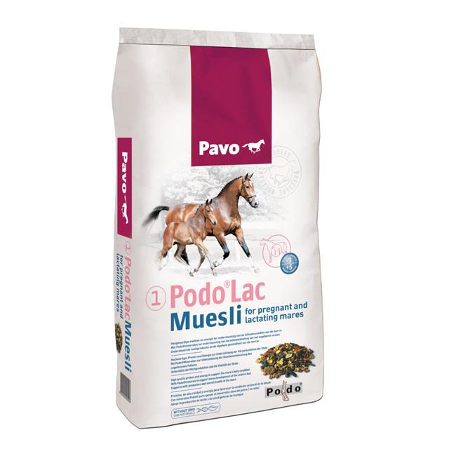 Pavo Podo Lac Muesli 15kg 