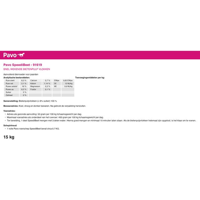 Pavo SpeediBeet 15kg 