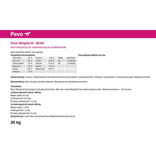 Pavo WeightLift 20kg 