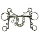 Pelham BR Dubbelgebroken RVS 18mm 