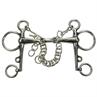 Pelham BR Dubbelgebroken RVS 18mm 