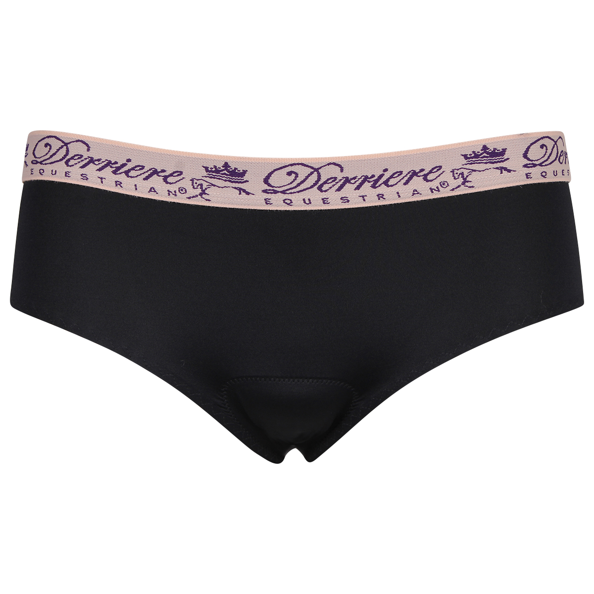 Performance Panty Derriere Equestrian Padded Zwart, L in zwart