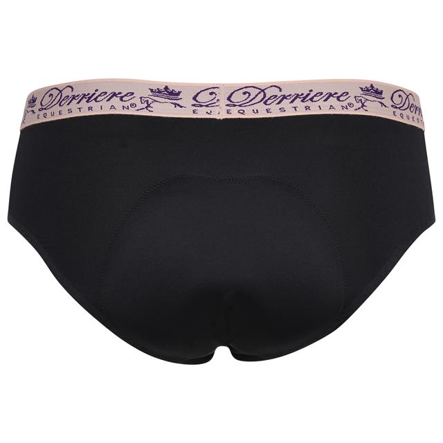 Performance Panty Derriere Equestrian Padded Zwart