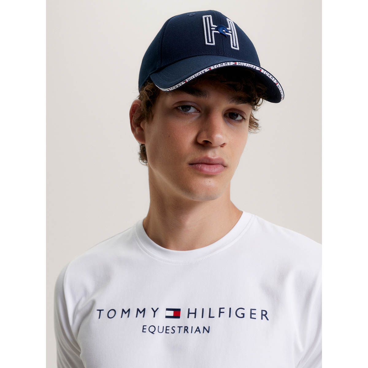 Tommy Hilfiger Toronto H Logo Cap - maat One size - desert sky