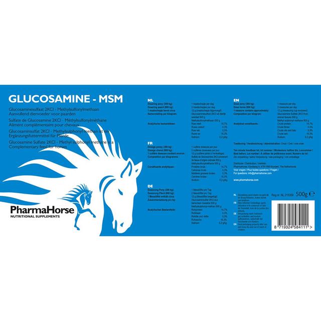 PharmaHorse Glucosamine & MSM Overige