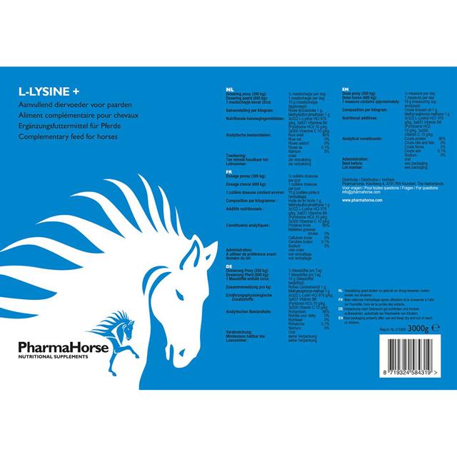 PharmaHorse L-Lysine+ Overige