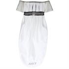 Plastron Anky Pleated Crown Wit