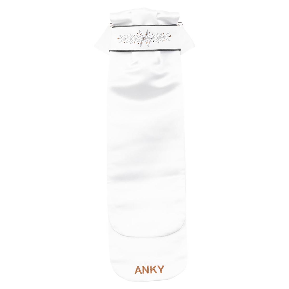 Plastron Anky Sophisticated C-wear Wit-grijs, M in wit/grijs