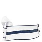 Plastron Anky Stone-Deluxe Wit-blauw