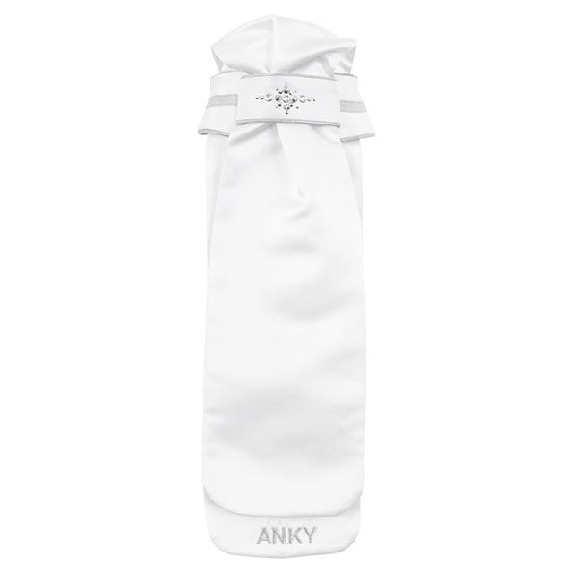 Plastron Anky Stone-Deluxe Wit-zilver