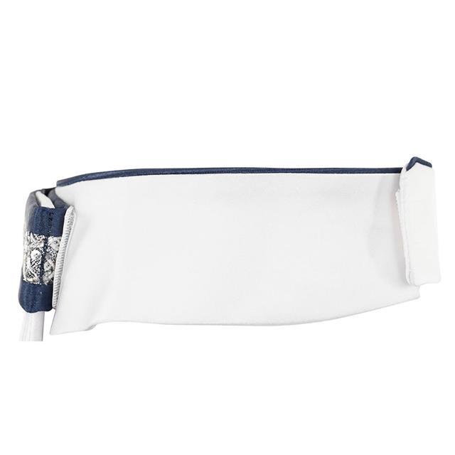 Plastron ANKY Variable Wit-donkerblauw