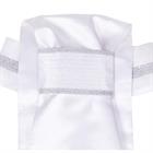 Plastron QHP Kae Wit-zilver