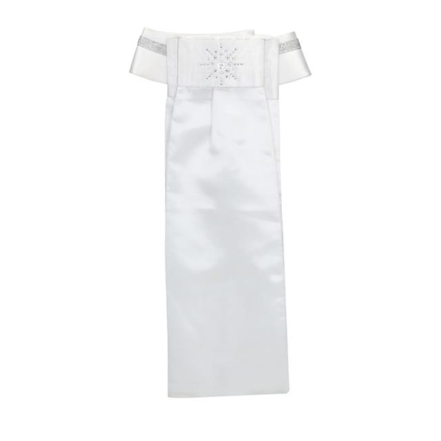 Plastron QUUR QDiva Wit-zilver