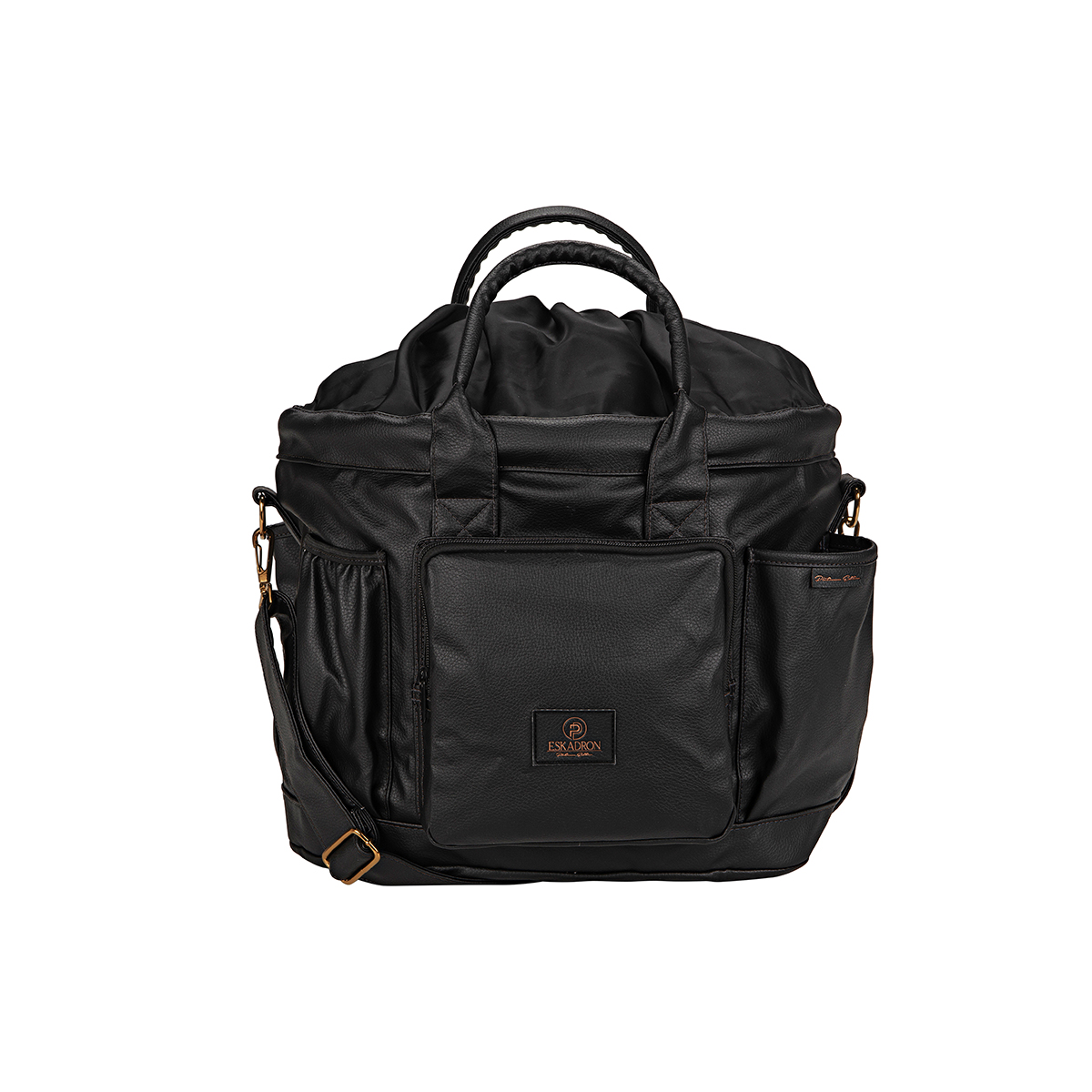 Poetstas Eskadron Platinum Faux Leather Zwart in zwart