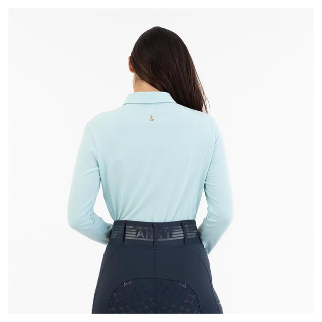 Polo ANKY Longsleeve Flex Lichtblauw