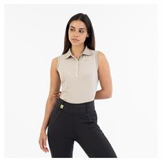 Polo ANKY Mouwloos Beige