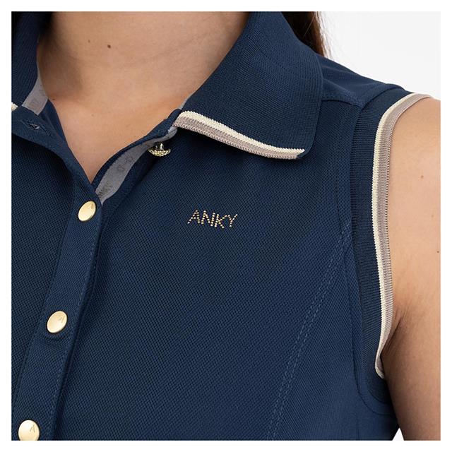 Polo ANKY Mouwloos Donkerblauw
