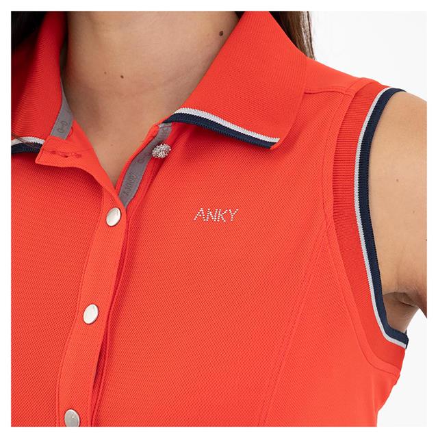Polo ANKY Mouwloos Rood