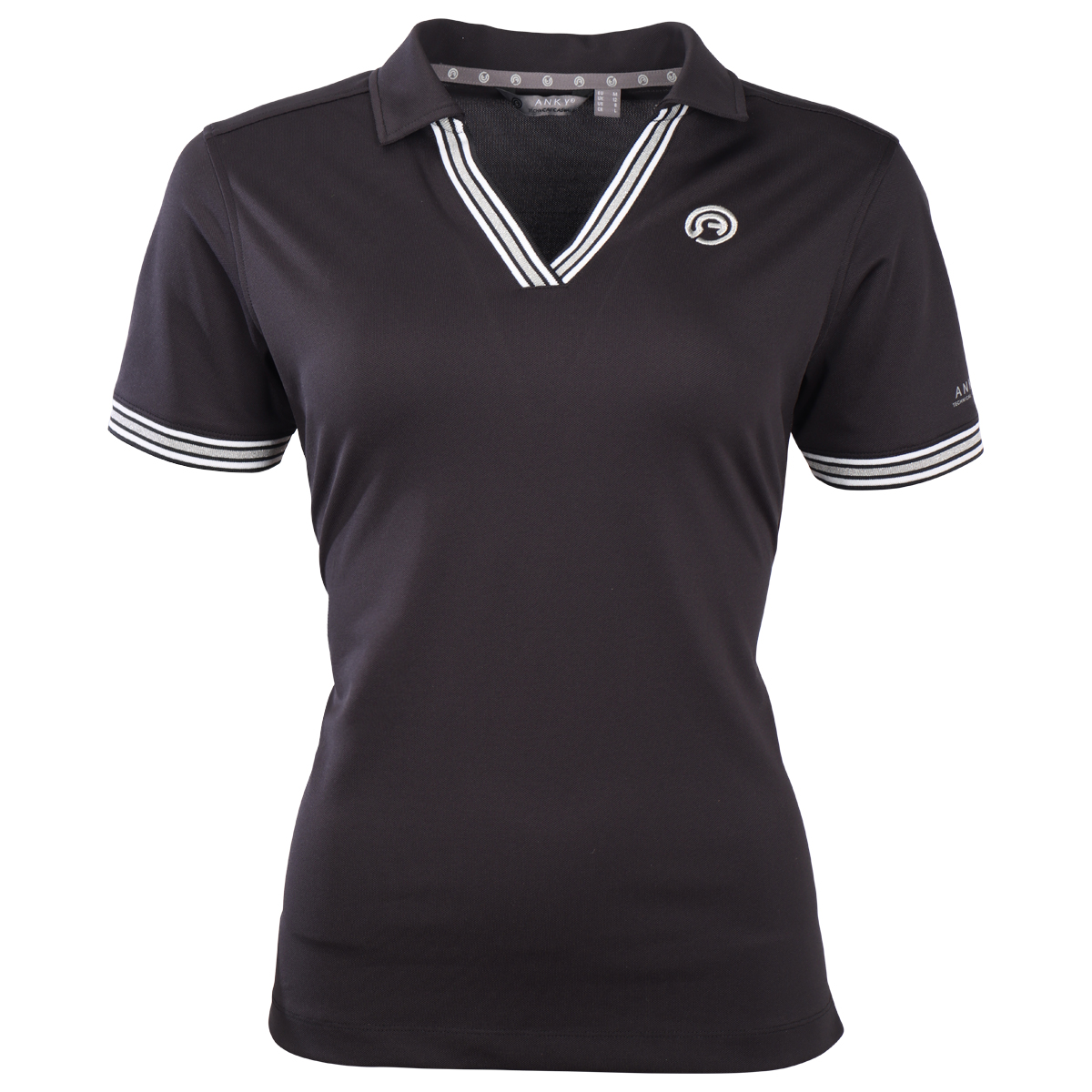Poloshirt Short Sleeve Zwart - S