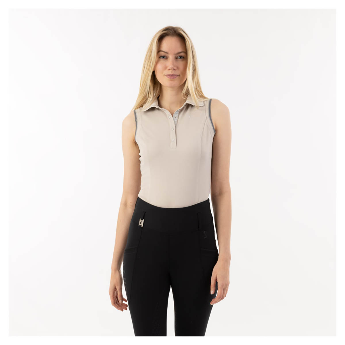 Poloshirt Sleeveless Nacreous Clouds - M