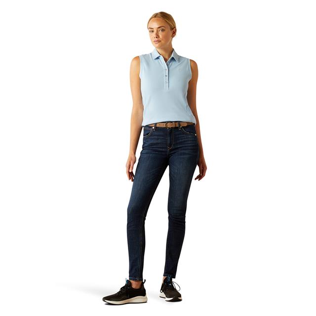 Polo Ariat Prix 3.0 Sleeveless Lichtblauw