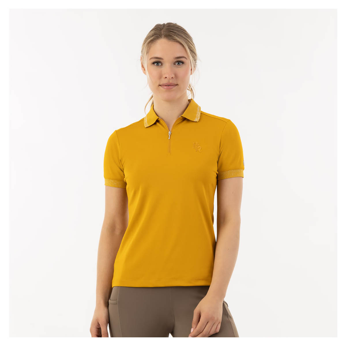 Polo Br Eloise Donkergeel, L in donkergeel