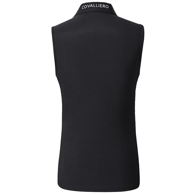 Polo Covalliero Sleeveless Zwart