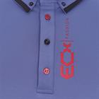 Polo ECx Letters Men Blauw