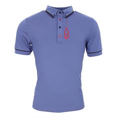 Polo ECx Letters Men Blauw