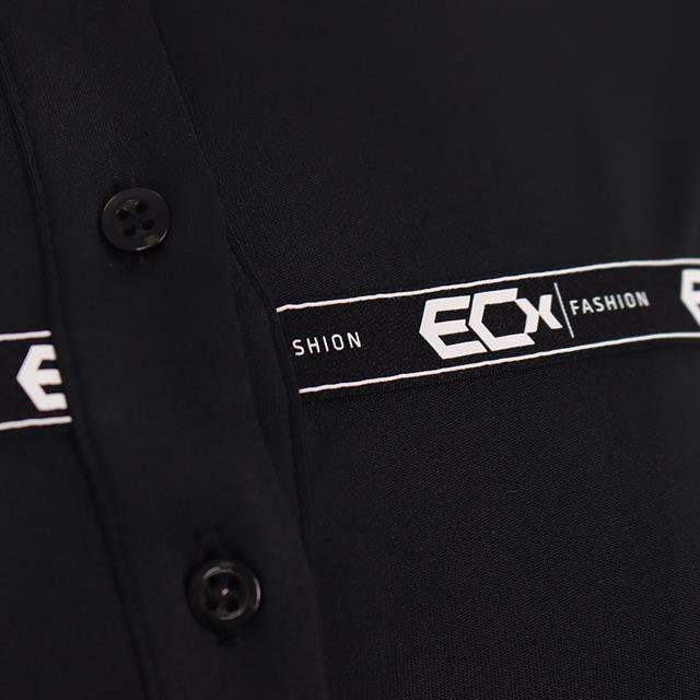 Polo ECx Sports Raglan Zwart