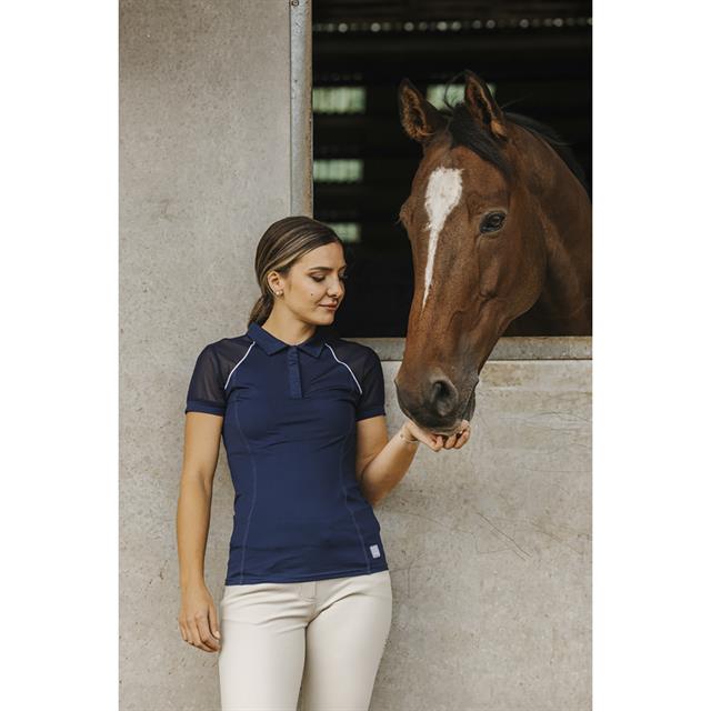 Polo Equithème Agathe Donkerblauw