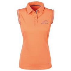 Polo Harry's Horse Just Ride Verano Mouwloos Mouwloos Oranje