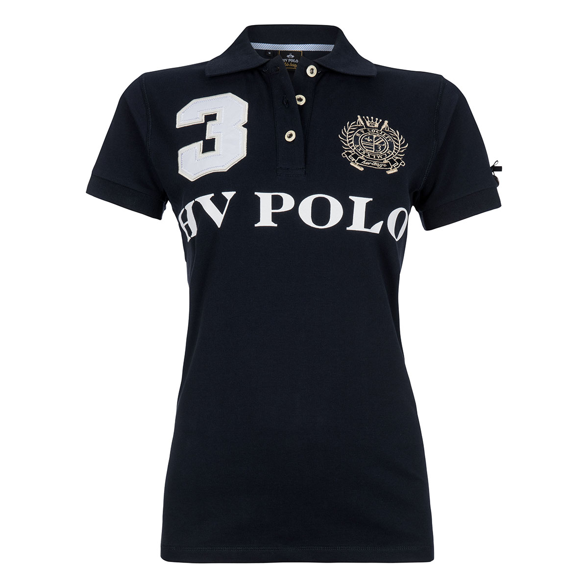 Polo Hv Polo Favouritas Eq Donkerblauw, XXL in donkerblauw