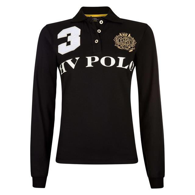 Polo HV POLO Favouritas Eq Long Sleeve Kids Zwart