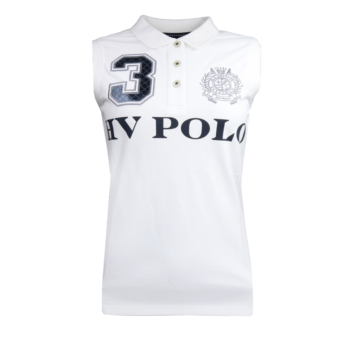 Polo Hv Polo Favouritas Luxury Mouwloos Wit, XS in wit