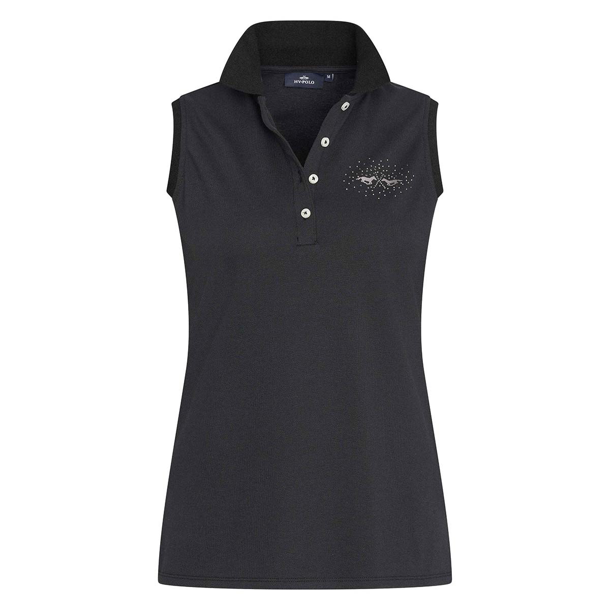 Polo Hv Polo Hvpclassic Mouwloos, L in zwart