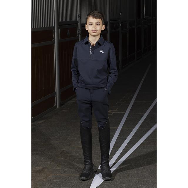 Polo Kingsland KLViktor Longsleeve Kids Donkerblauw